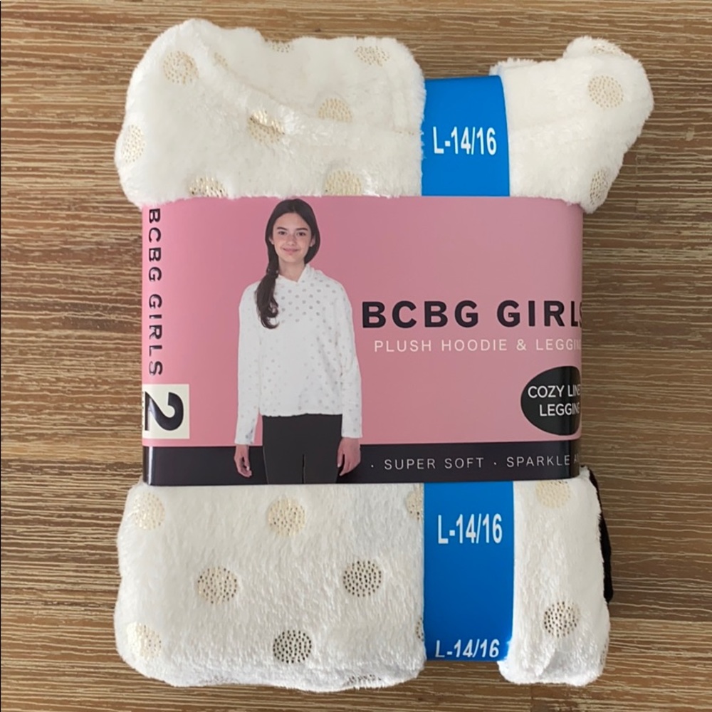 BCBG Girls Plush Hoodie and Leggings